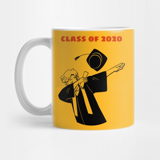 Class of 2020 Graduation Dabbing Boy by Printorzo